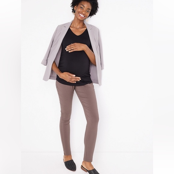 Bengaline Over The Bump Skinny Maternity Pant - Picture 3 of 4